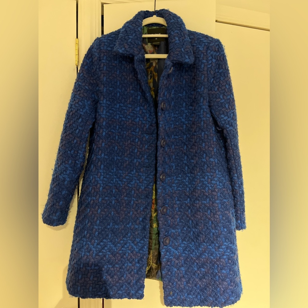 Desigual Blue Jacket - Size 40